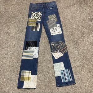 Women’s Aeropostale Patchwork Bootcut Jeans Size 2